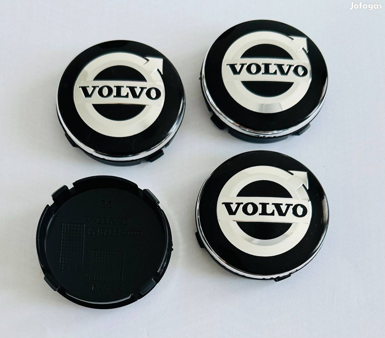 Új Volvo 64mm felni kupak alufelni közép felniközép felnikupak 3546923