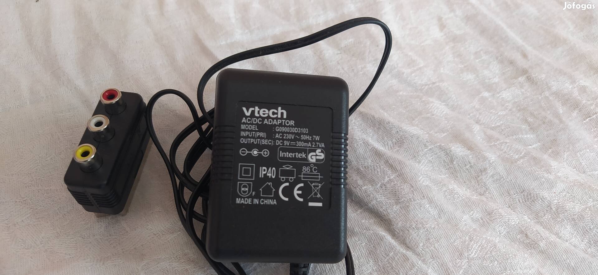 Új Vtech Vsmile hálózati adapter TV játékhoz 