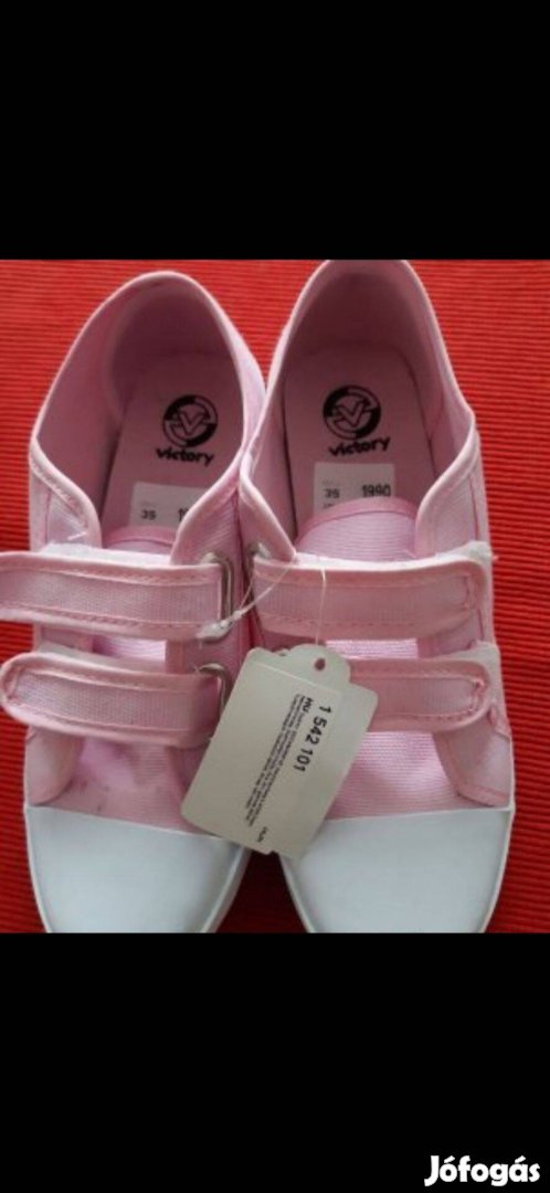Új Vty (Deichmann) 35 tornacipő rózsaszín, tépőzáras