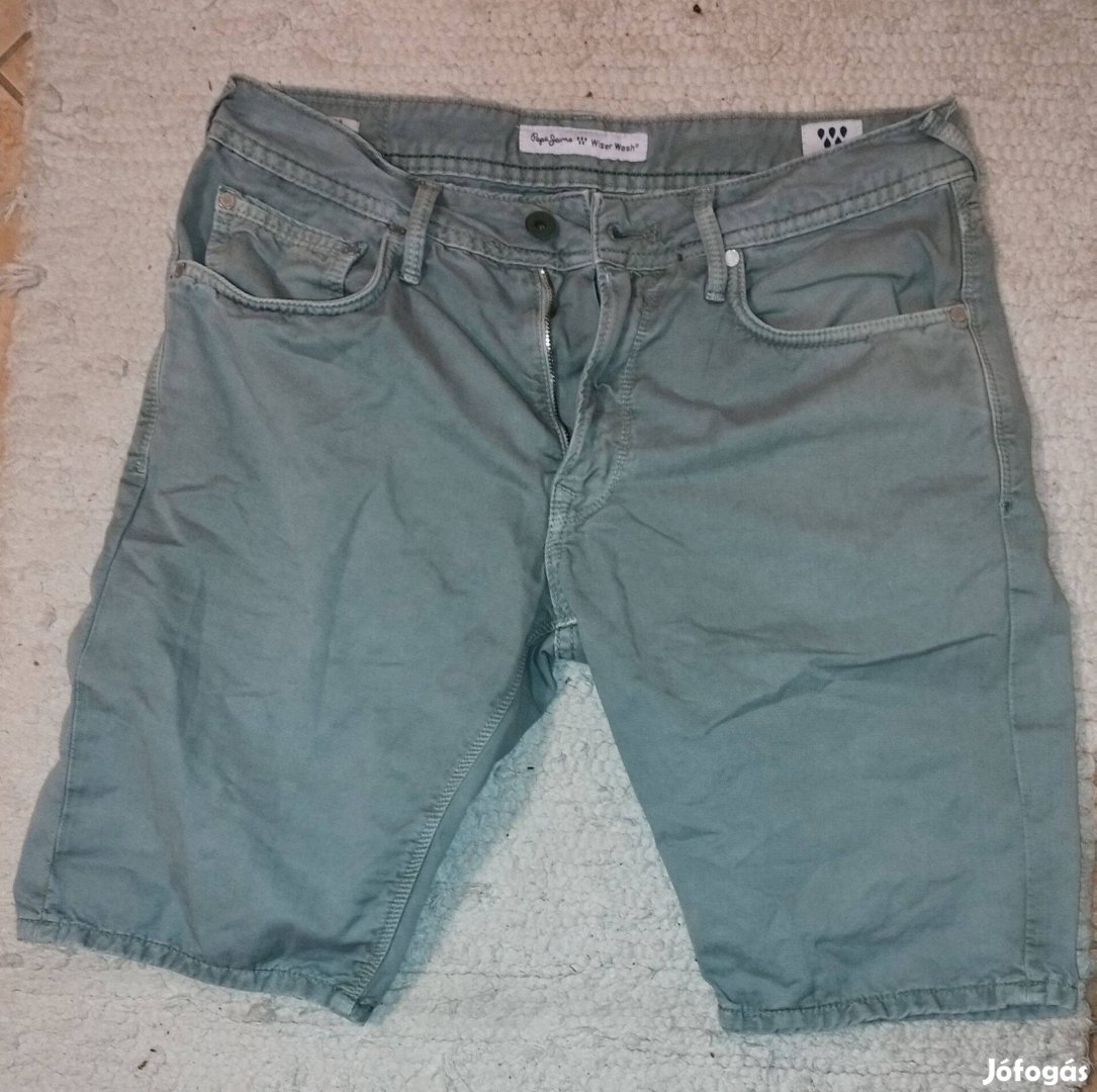 Új W32 M Pepe Jeans Stanley Short farmer rövidnadrág