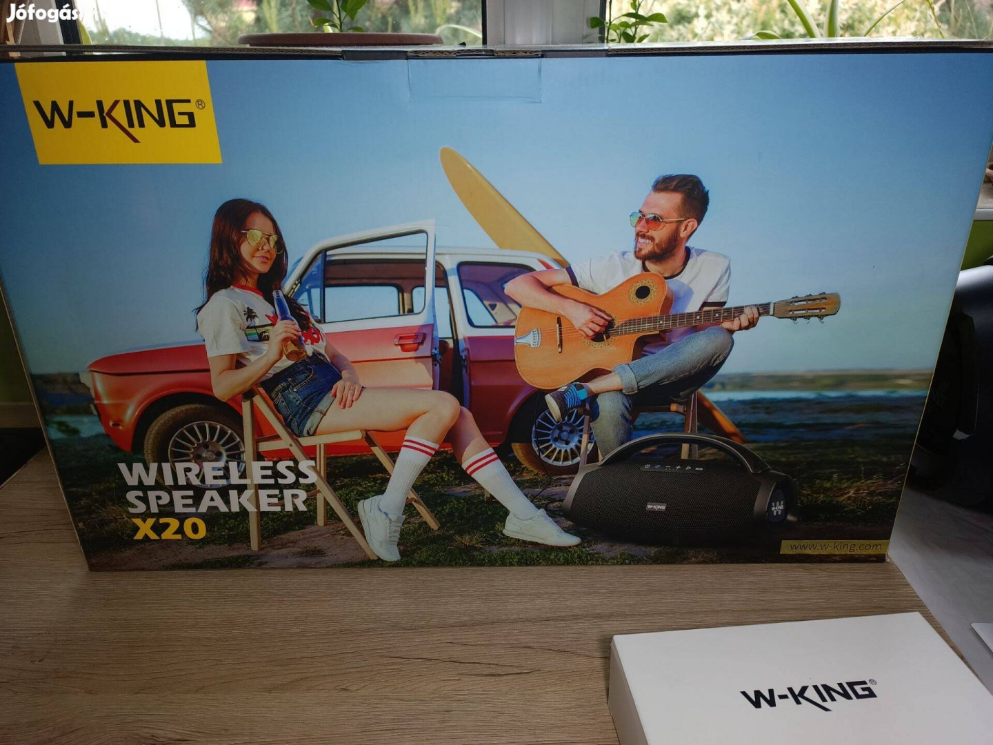 Új W-King 250W RMS Hordozható Bluetooth Boombox 7.2 Kg!