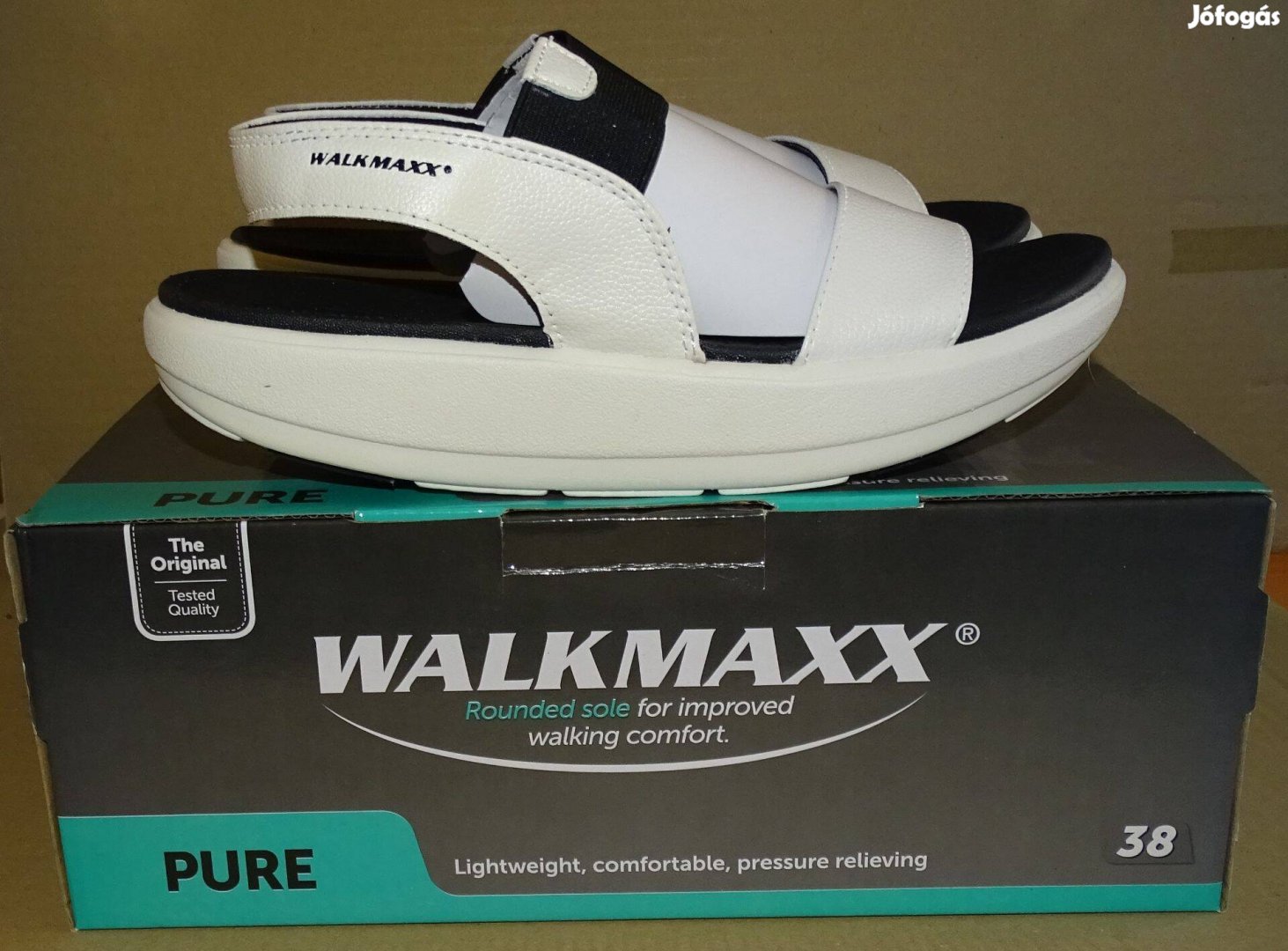 Új Walkmaxx gördűlő talpú női szandál