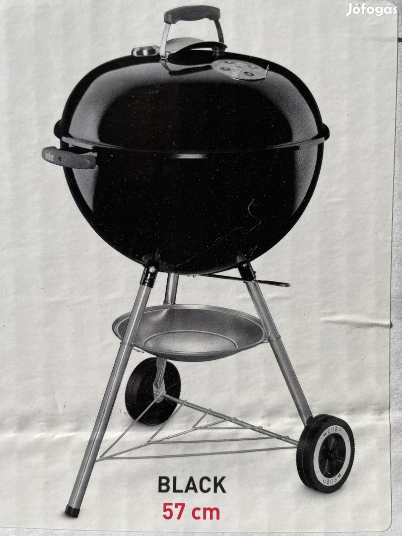 Új Weber 57 cm-es Original Kettle E-5710 faszenes grill