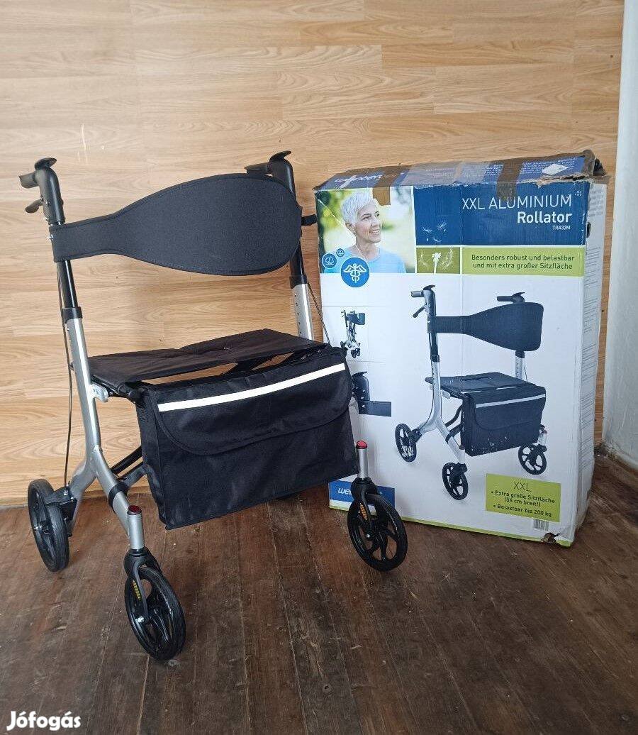 Új Weinberger XXL TRA32M alumínium Rollátor - 200kg-ig