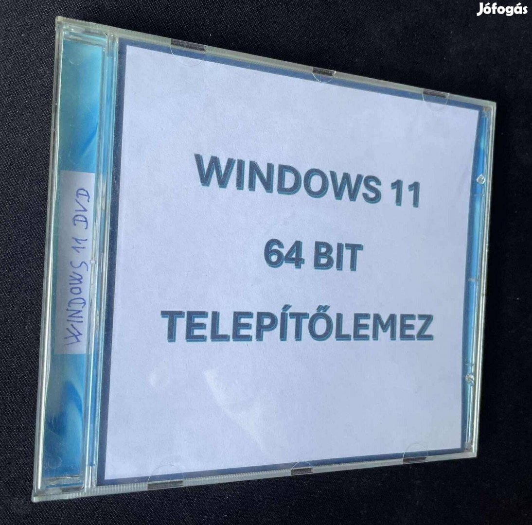 Új Windows 11 64 bit telepítőlemez, DVD