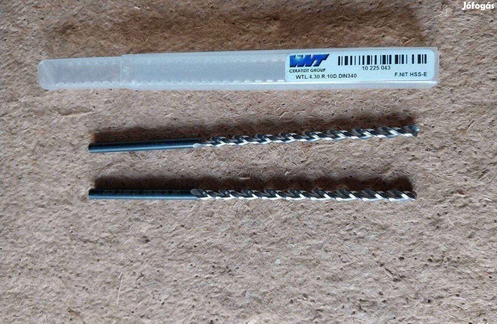 Új Wnt D4.3 HSS-E nitridált hosszú fúró 2db egyben eladó