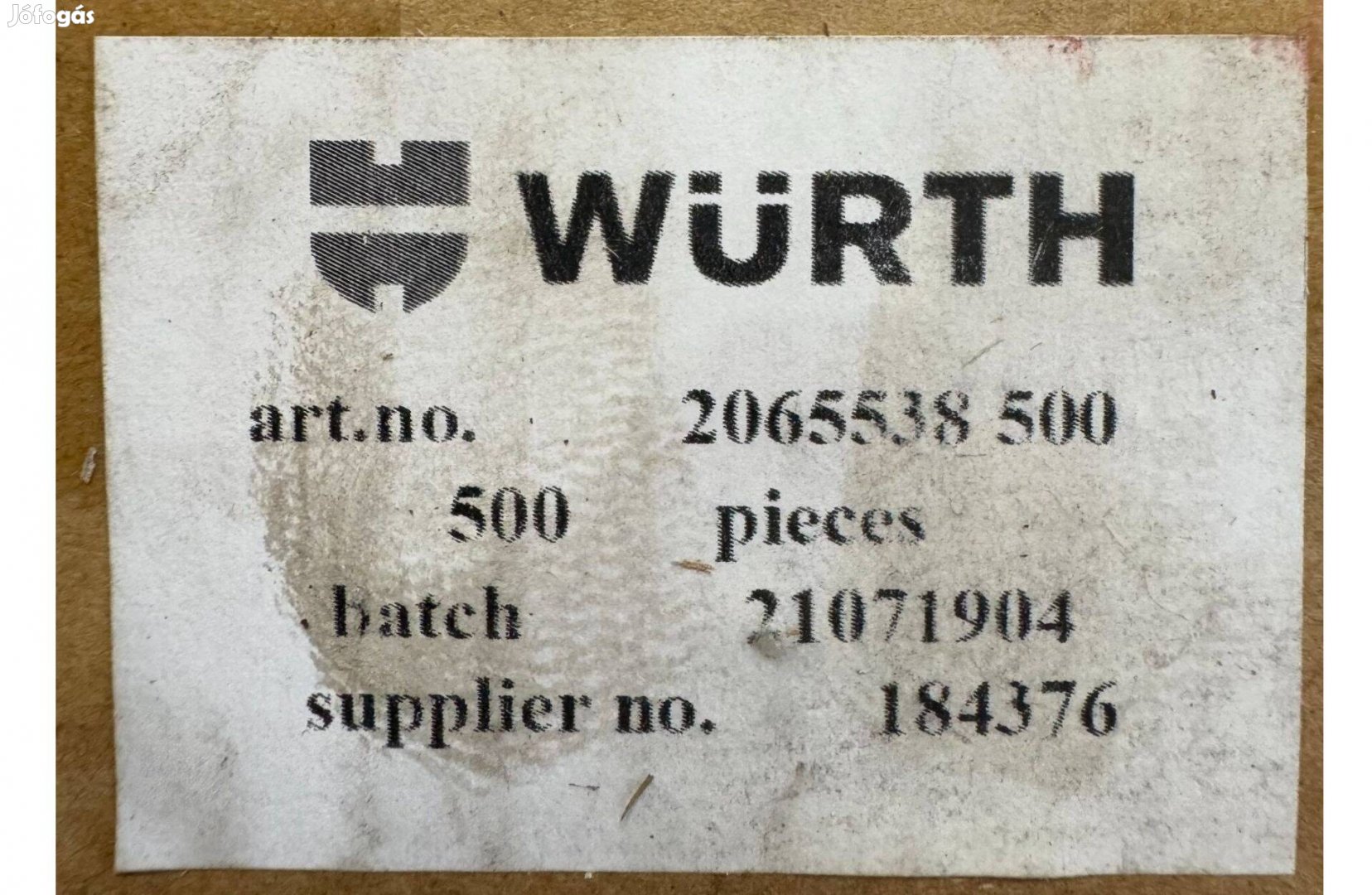 Új Würth Pias Önfúró Csavar Laposfejű AW-behajtással 500 db / doboz