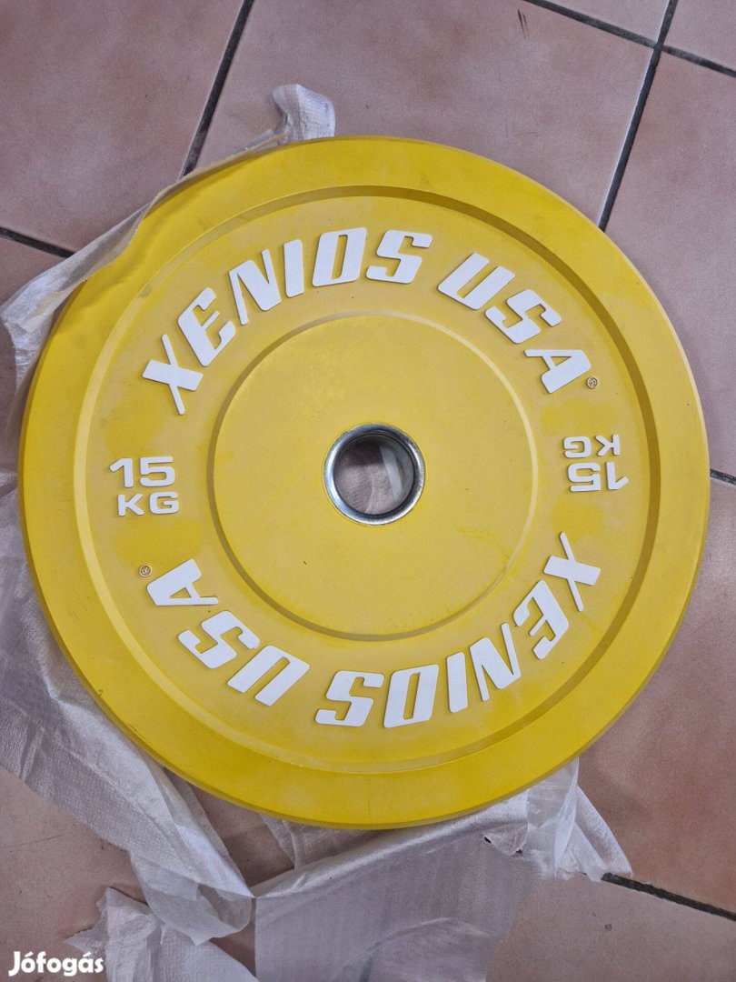Új Xenios USA 1db 15 kg 50 mm súlytárcsa