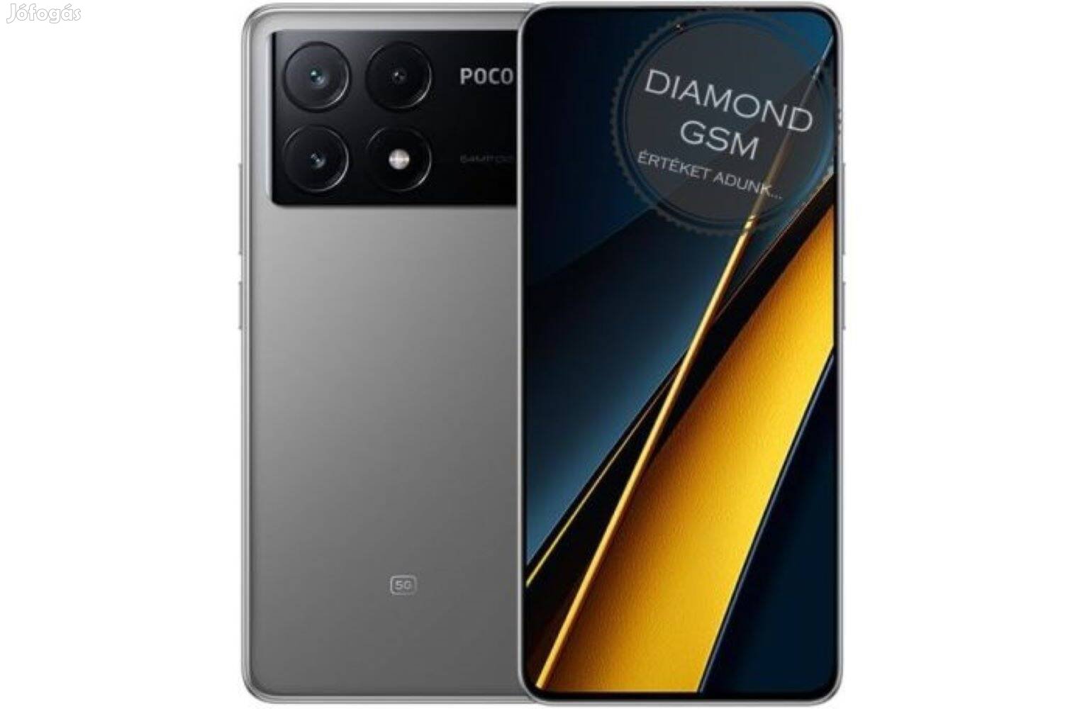 Új Xiaomi Poco X6 Pro 5G 512GB 12GB Dual, Szürke színben,