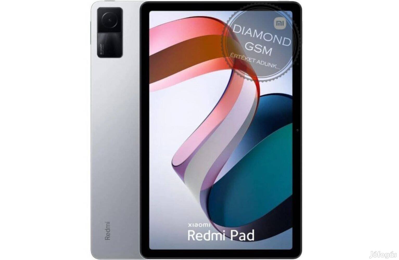 Új Xiaomi Redmi Pad 64GB 3GB, Ezüst színben, gyári