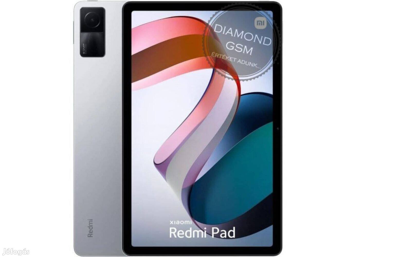 Új Xiaomi Redmi Pad 64GB 3GB, Ezüst színben, gyári