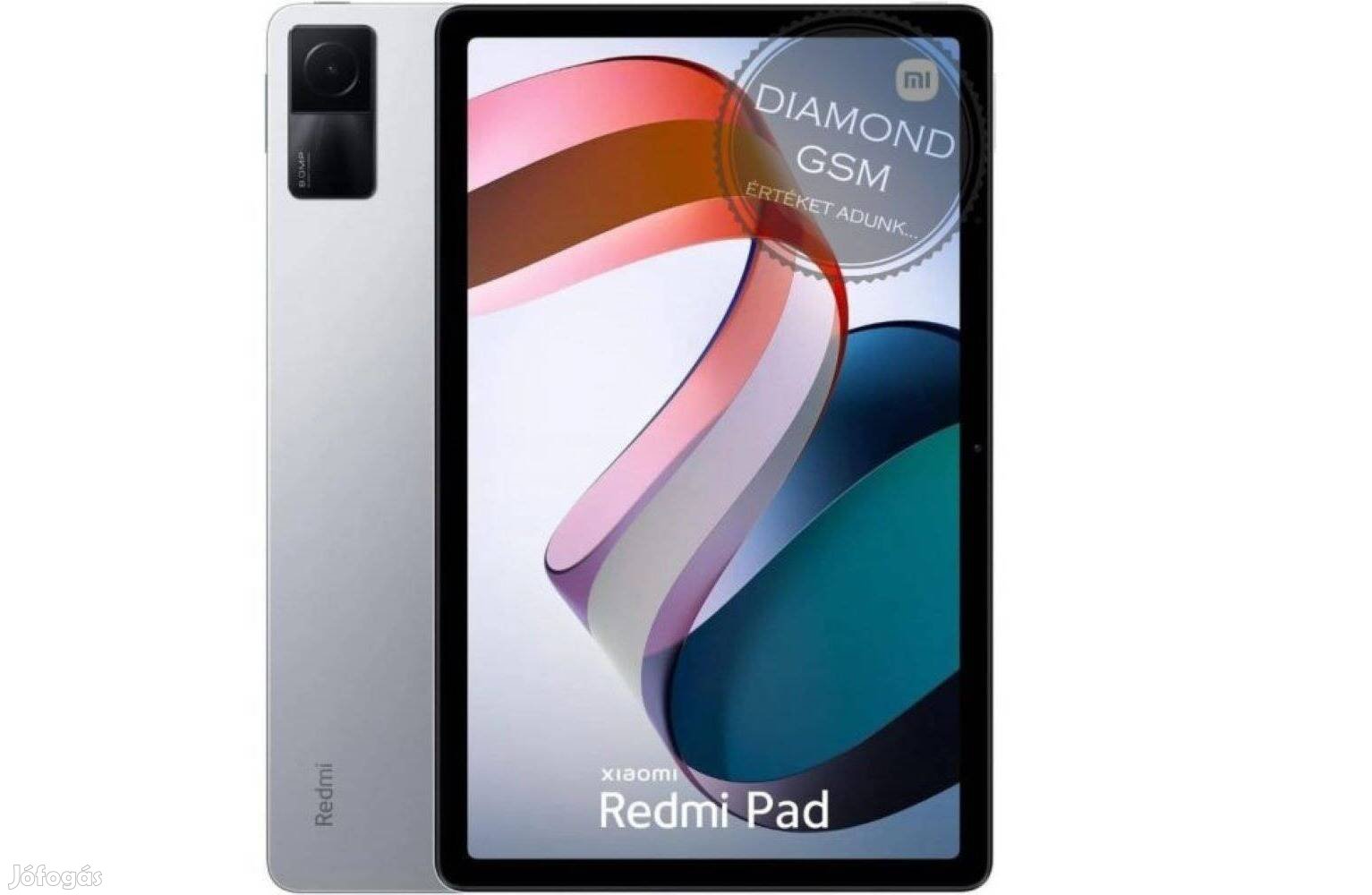 Új Xiaomi Redmi Pad 64GB 3GB, Ezüst színben, gyári