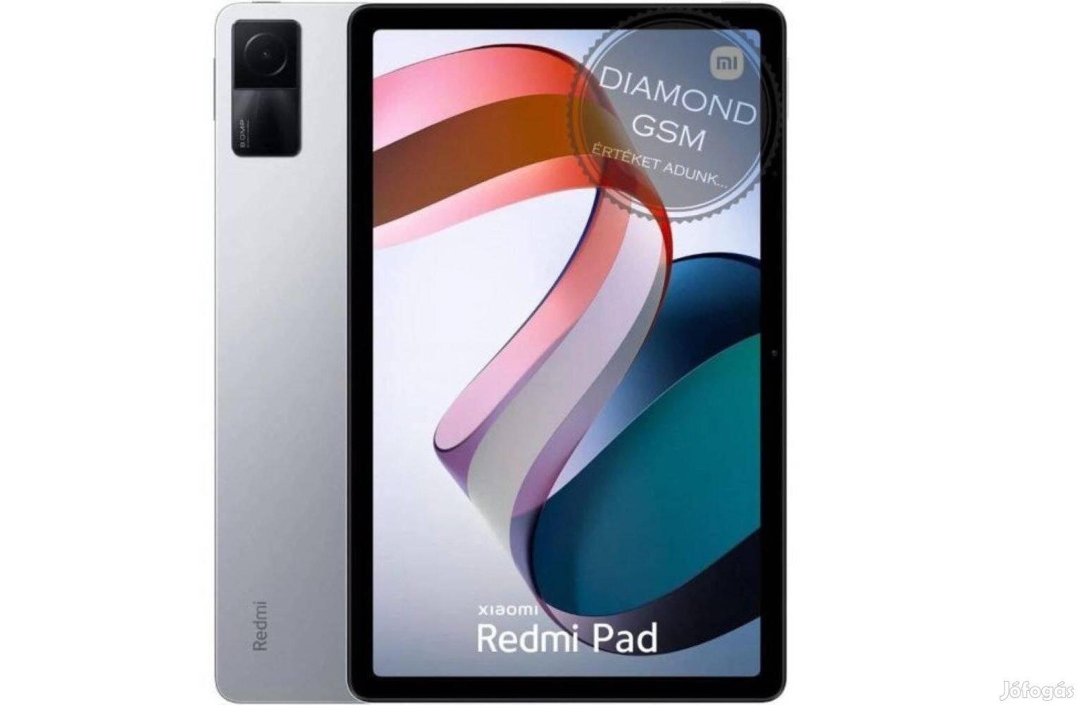 Új Xiaomi Redmi Pad 64GB 3GB, Ezüst színben, gyári