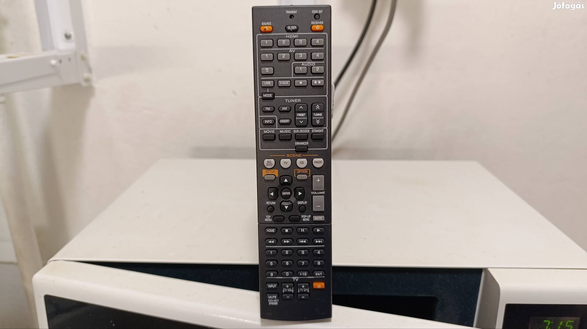 Új Yamaha rendszer távirányító házimozi erősítőhöz