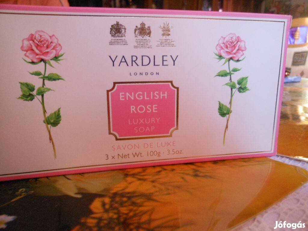 Új Yardley London English Rose Luxury 3dbos márkás szappan olcsón