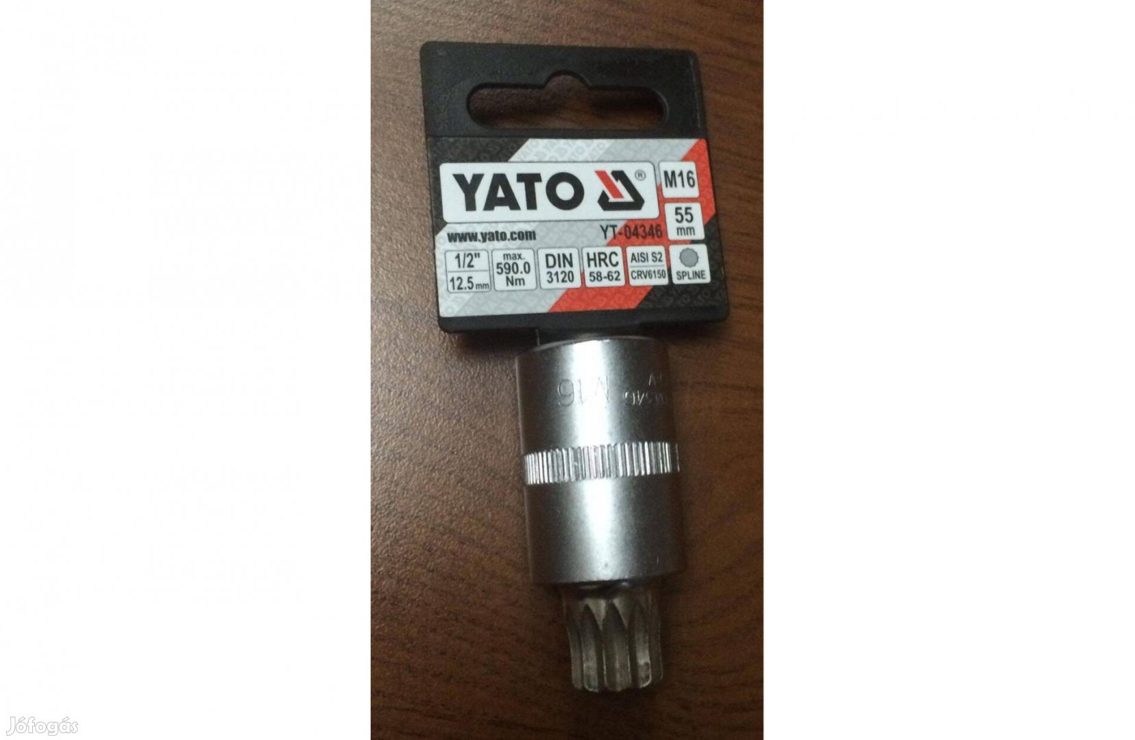 Új Yato M16 spline Xzn 12-szög 1/2 55mm dugókulcs