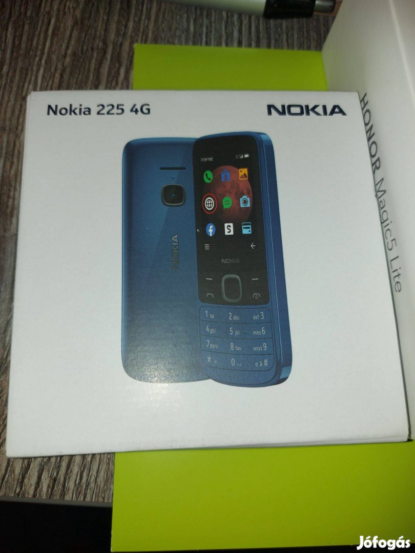 Új Yettel Nokia 225 4G fekete bontatlan dobozában 9900Ft