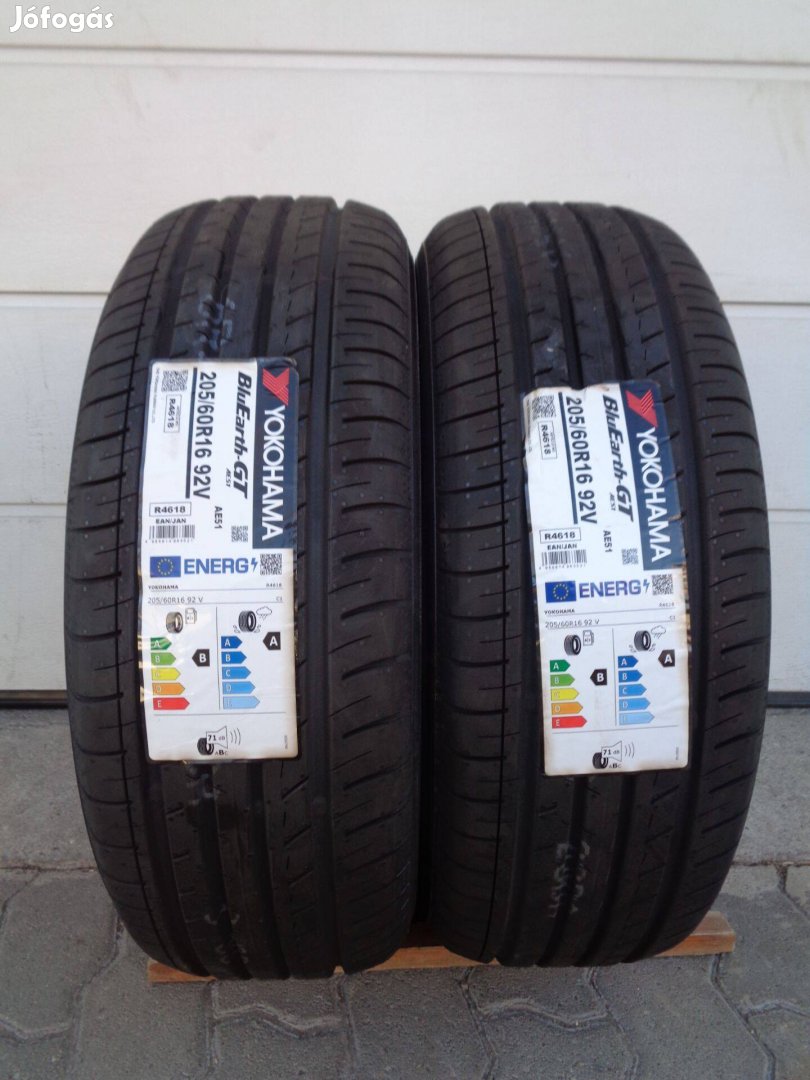 Új Yokohama 205/60R16 nyári gumi pár 2022-es gyártású eladó