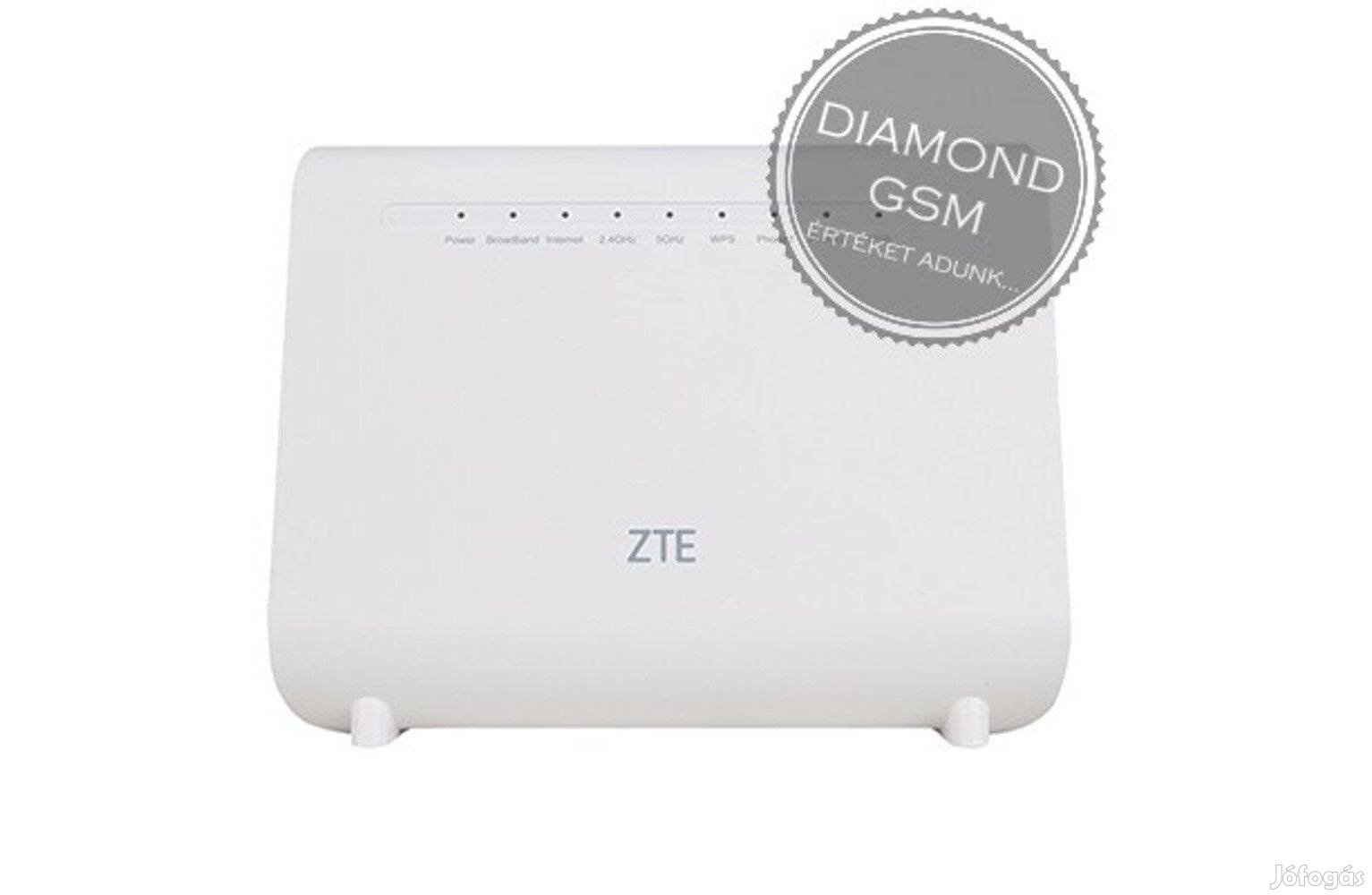 Új ZTE H288A Home Gateway Modem, Fehér színben, gyári