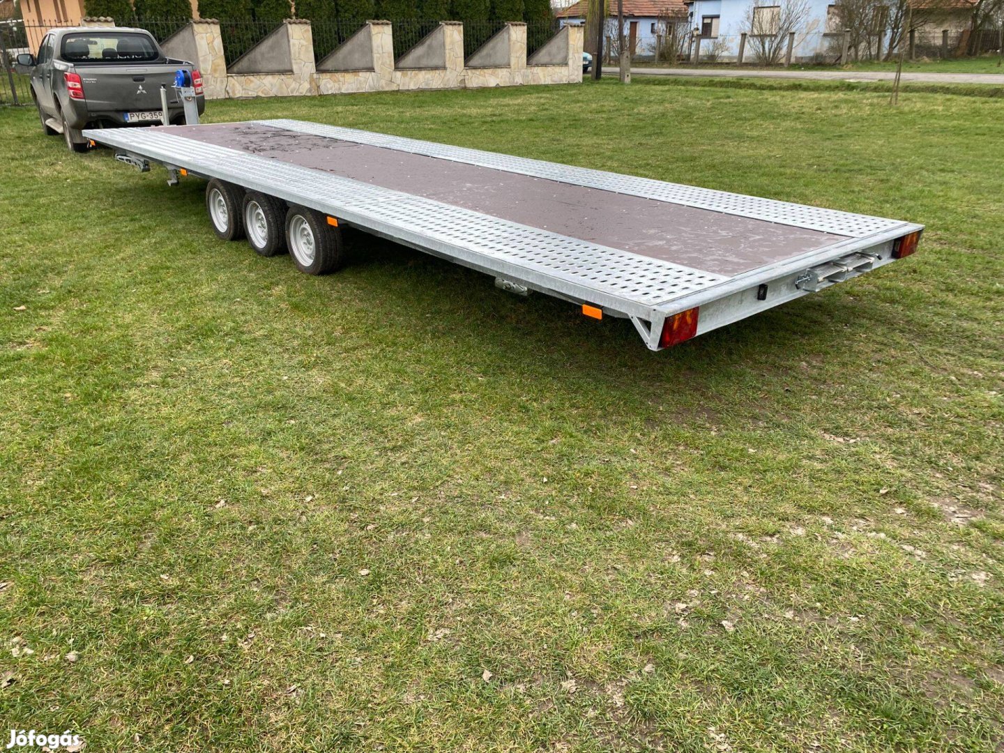 Új Zádori trailer/tréler 8x2,1M 3500 kg 3 tengelyes Bruttó ár