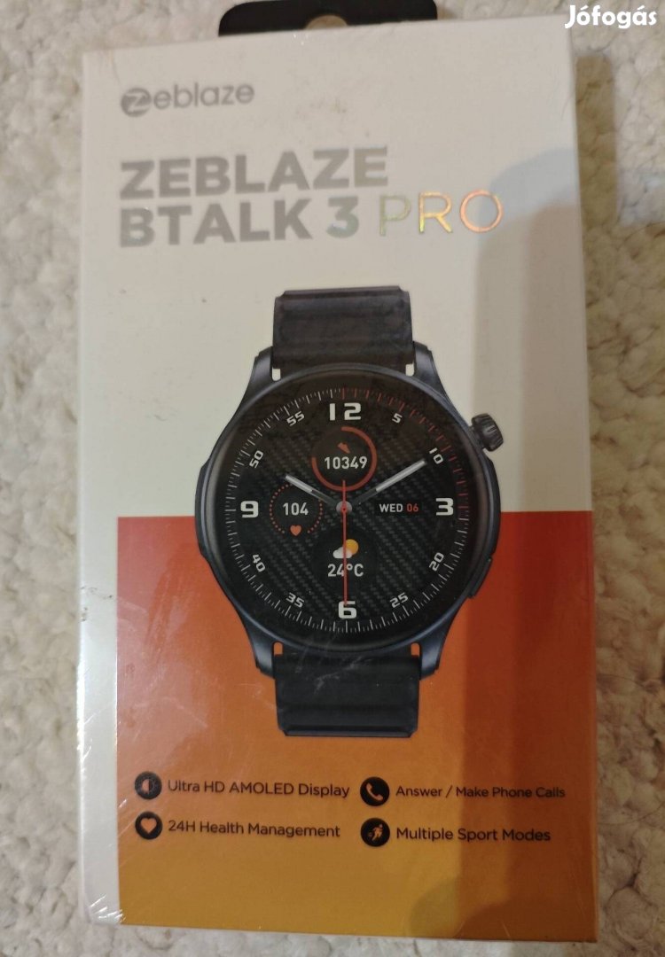 Új Zeblaze Btalk3 Pro Amoled okosóra smart watch eladó