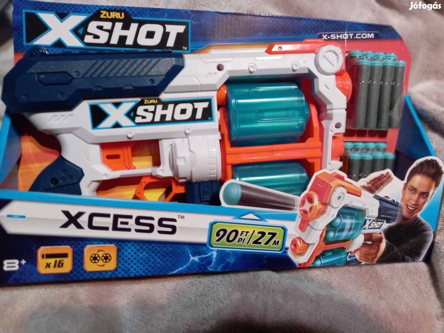 Új Zuru Xshot forgótáras Excel-Xcess TK12 szivacslövő