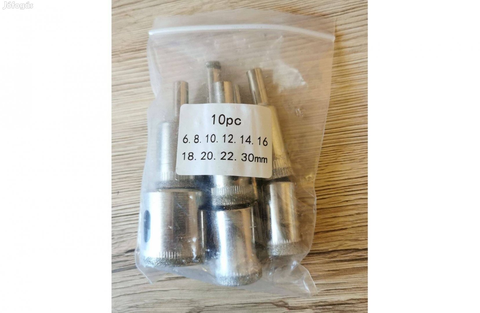 Új, 10db gyémánt bevonatú Hss fúrószár készlet(csempe, üveg)6-30mm
