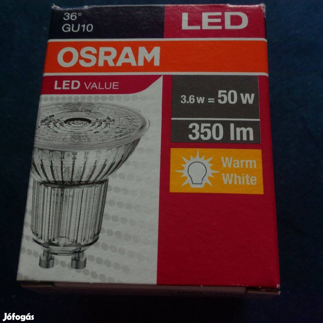 Új! 1 db Osram LED 50W GU10 izzó