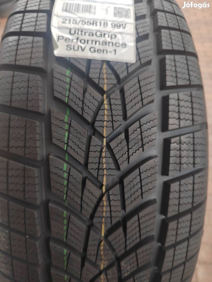 Új! 215/55r18 Goodyear Ultragrip téli gumi 2020