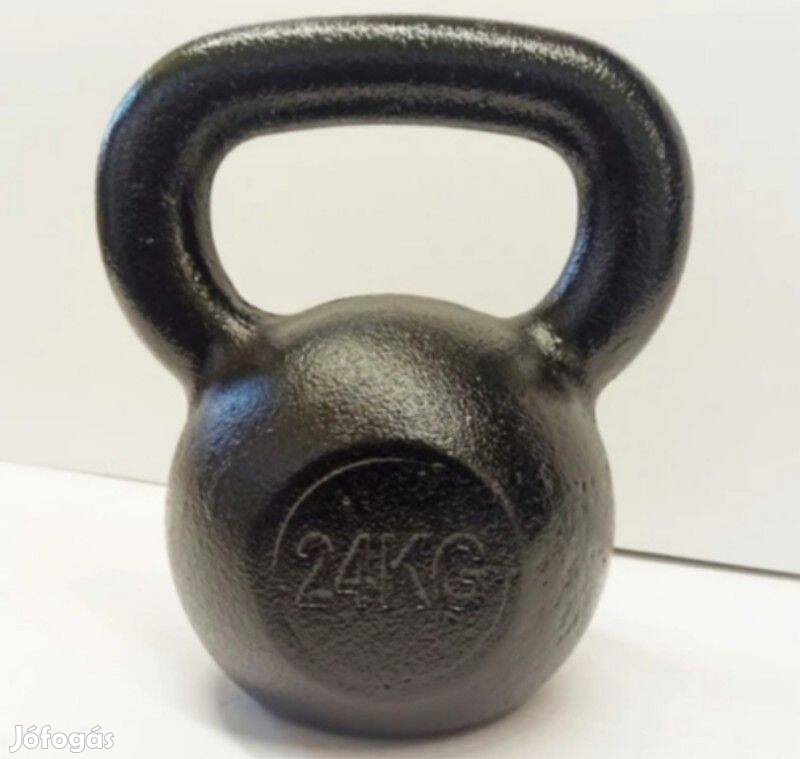 Új! 24kg fém kettlebell