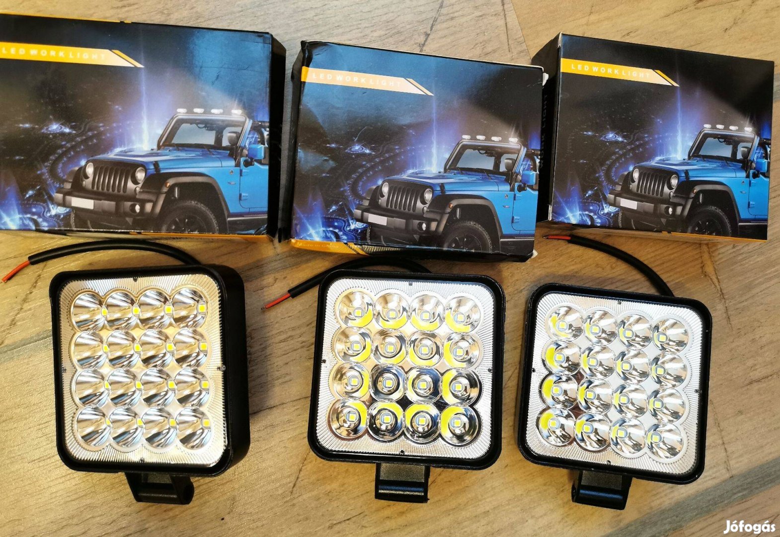 Új, 2 db Dzx LED-es munkalámpa-ködlámpa ( 48W-os )