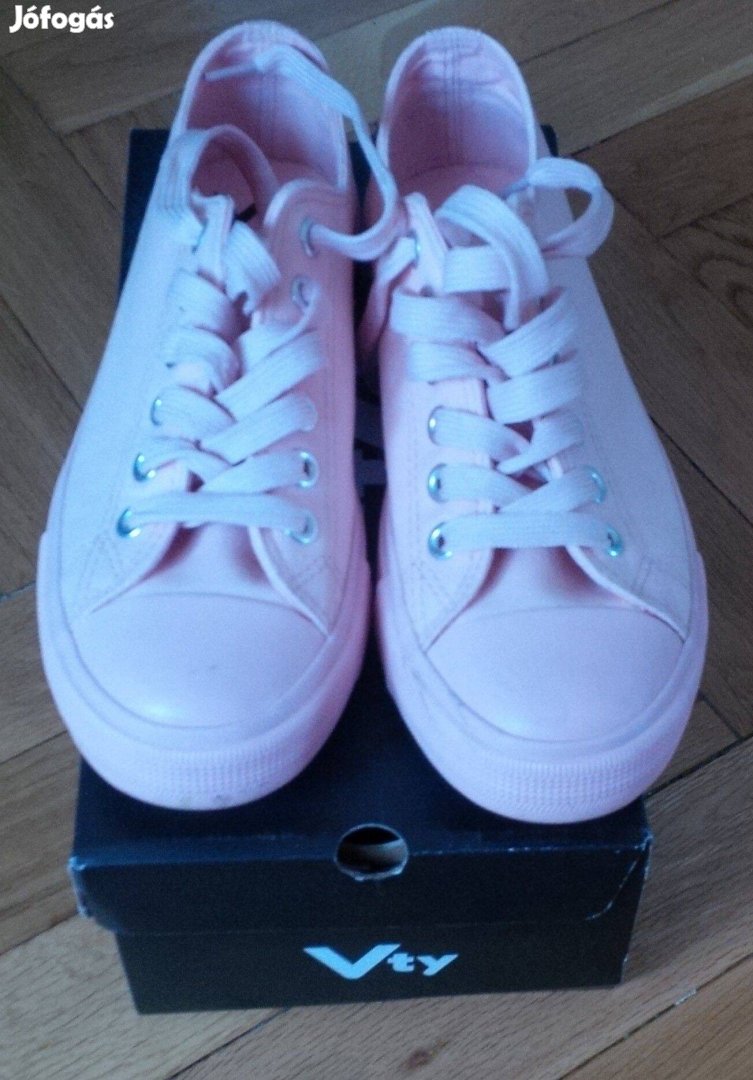 Új! 39 női rózsaszín sportcipő tornacipő, belső talphossz: 25cm