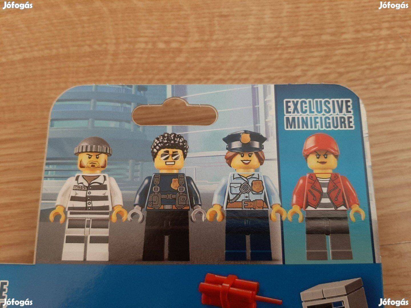 Új! 40372 Lego City bank exkluzív minifigura készlet játék építőjáték