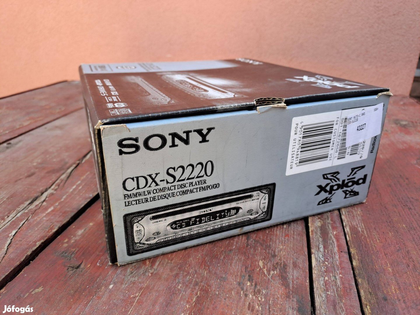 Új! 4X50W Sony Xplod CDX-S2220 cd-s autó rádió bontatlan csomagolásban