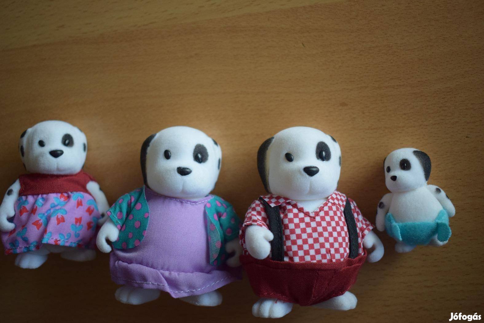 Új! 4 db-os Sylvanian families Dalmata család!