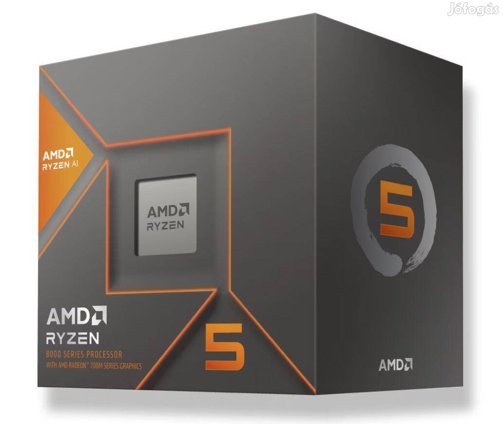 Új, AMD Ryzen 5 8600G Box (Bolti ár alatt! 3 év garancia)