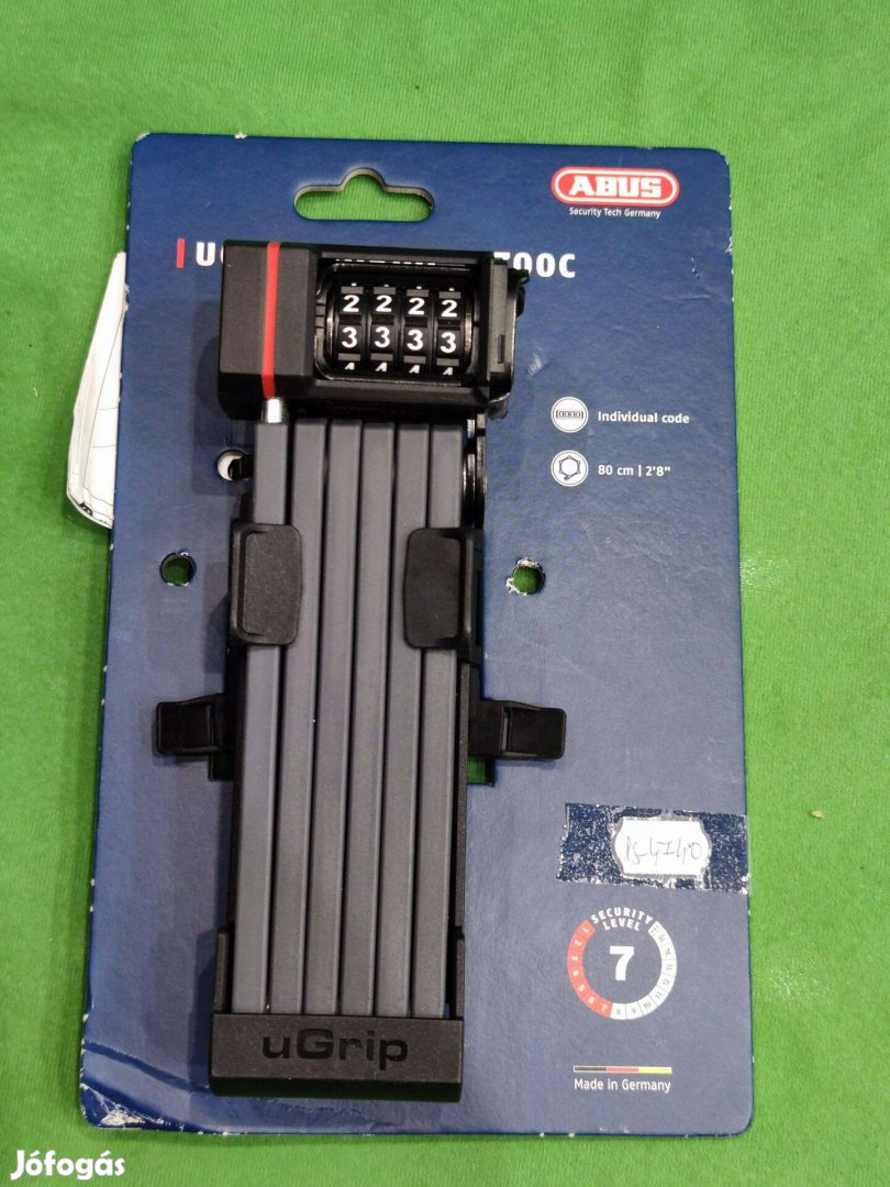 Új! Abus ugrip Bordo 5700C számzáras lakat