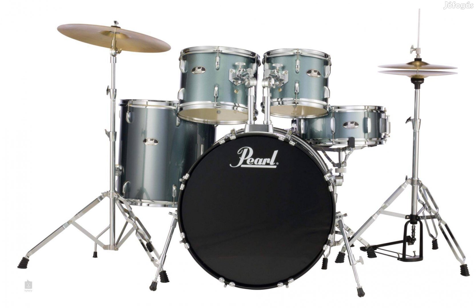 Új! Áron alul! Pearl Roadshow Rock set Charcoal Metallic dobszett