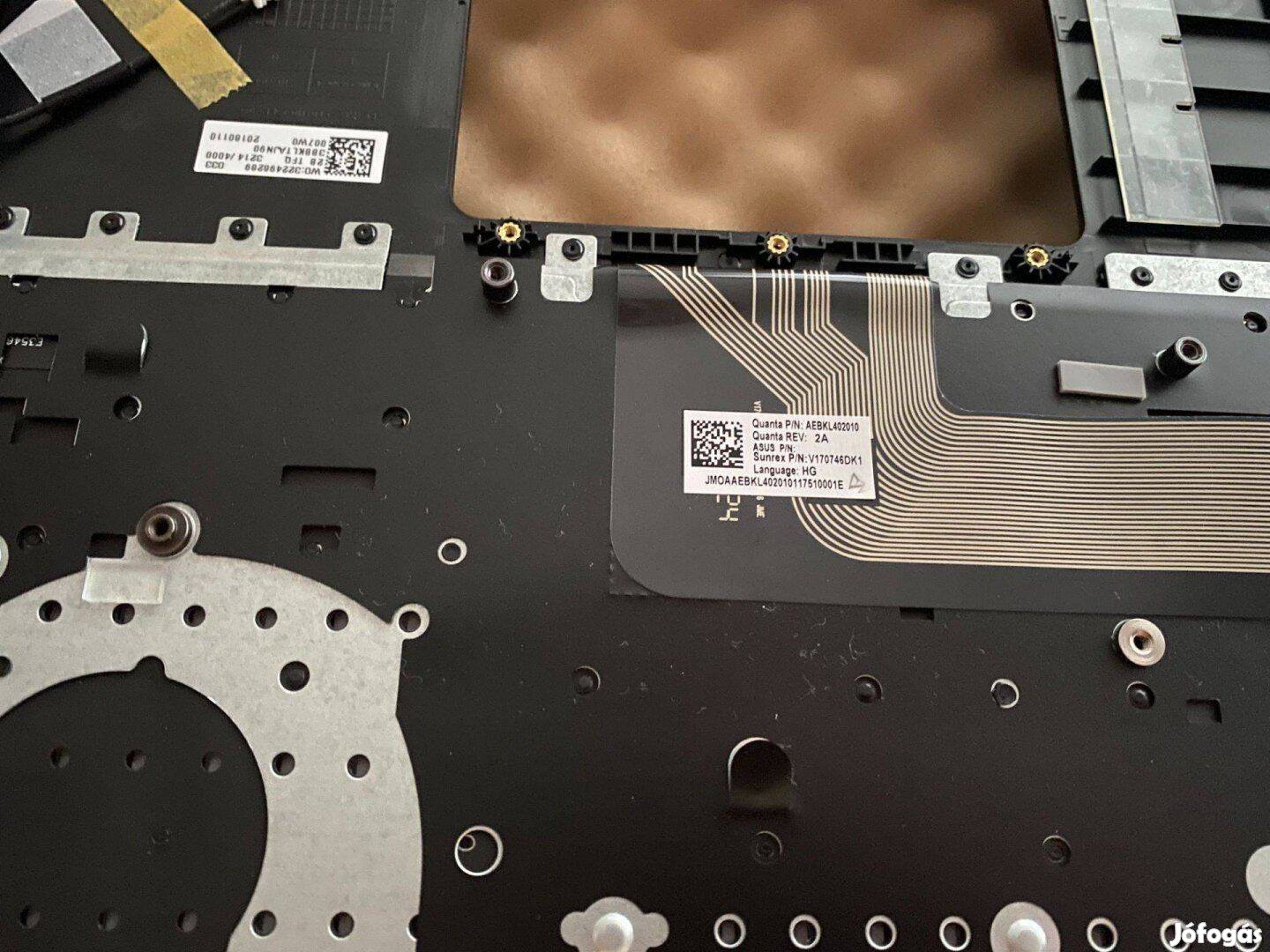 Új! Asus FX503 FX503VM világítós magyar billentyű komplett 90NR0GP1-R3