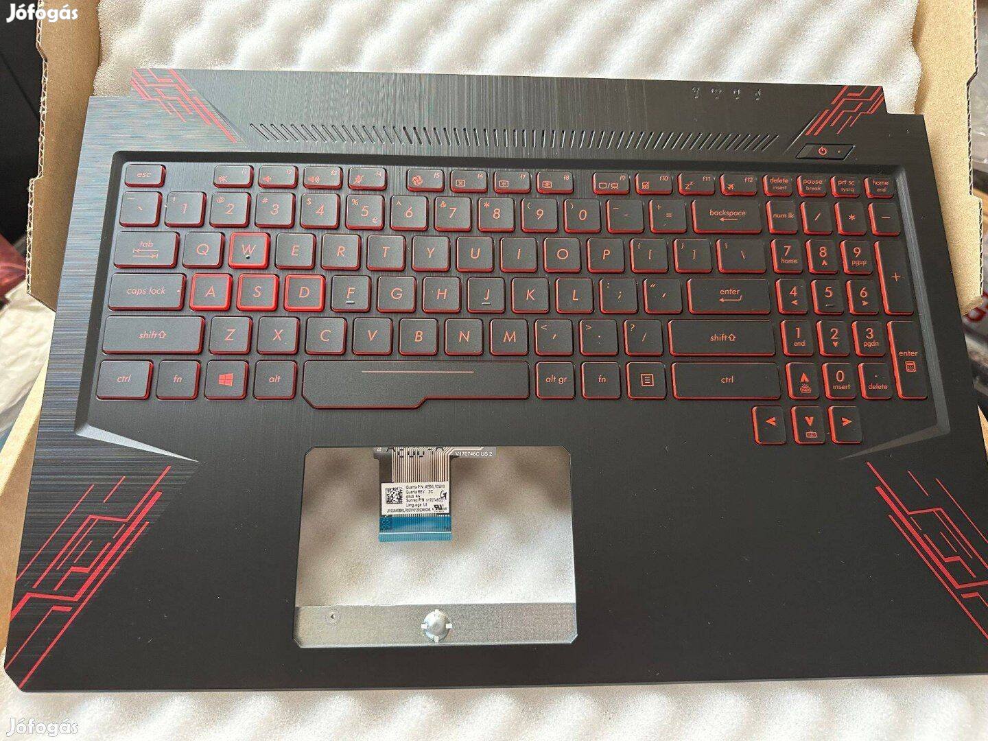 Új! Asus FX504 FX504GD világítós angol billentyűzet 90NR00J2-R31UI1