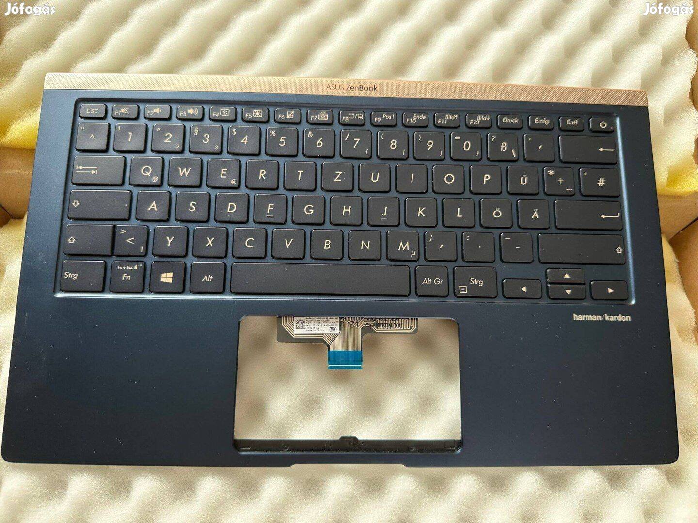 Új! Asus UX433FN-2B német billentyűzet UX433FN billentyű 90NB0Jq1-R32G