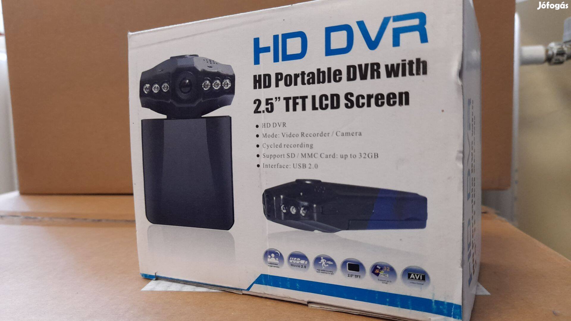 Új! Autós Fedélzeti Kamera HD DVR 2.5"