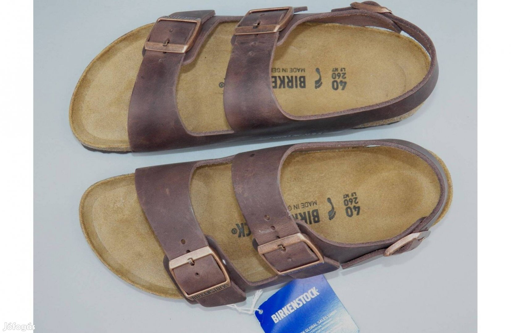 Új! Birkenstock Milano teljes bőr szandál, 40 -es Keskenyebb