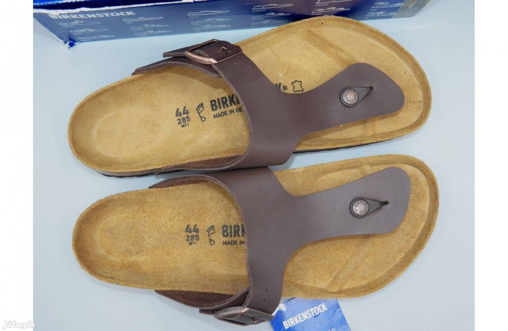 Új! Birkenstock Ramses bőr papucs, 44 -es Szélesebb változat
