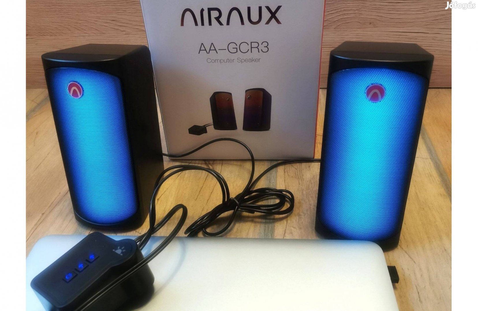 Új, Blitzwolf AA-GCR3 számítógép hangszóró RGB fény HiFi sztereó