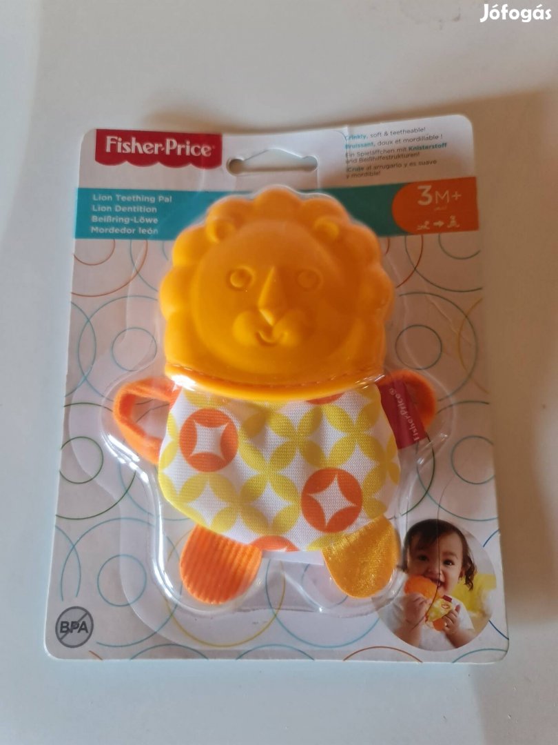 Új! Bontatlan Fisher price oroszlán rágóka