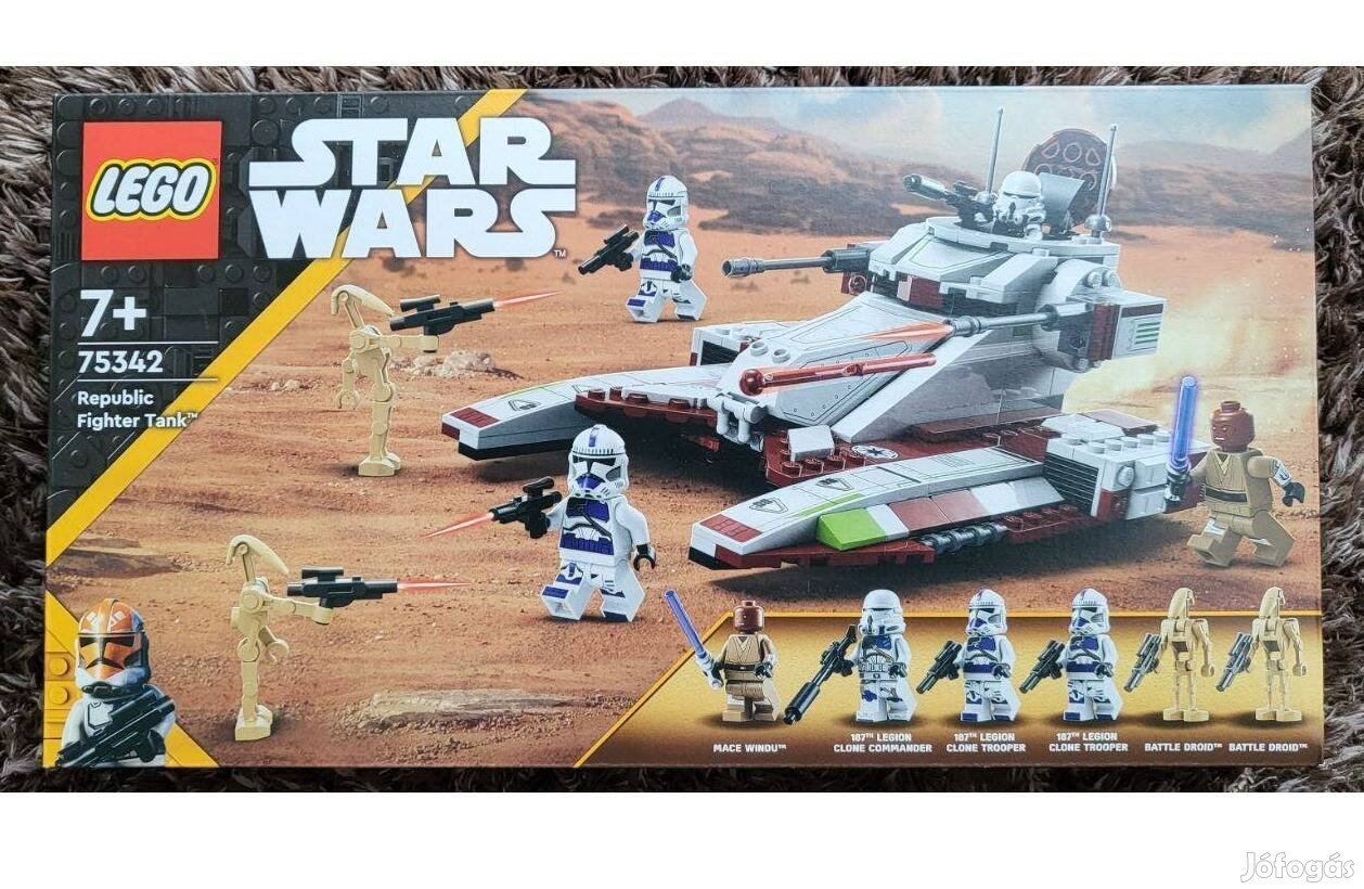 Új, Bontatlan LEGO 75342 Star Wars - Köztársasági Fighter Tank