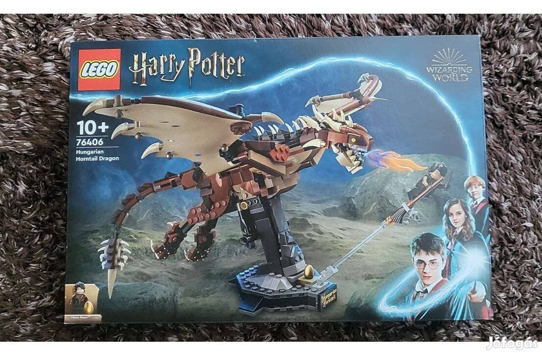 Új, Bontatlan LEGO 76406 Harry Potter - Magyar mennydörgő sárkány