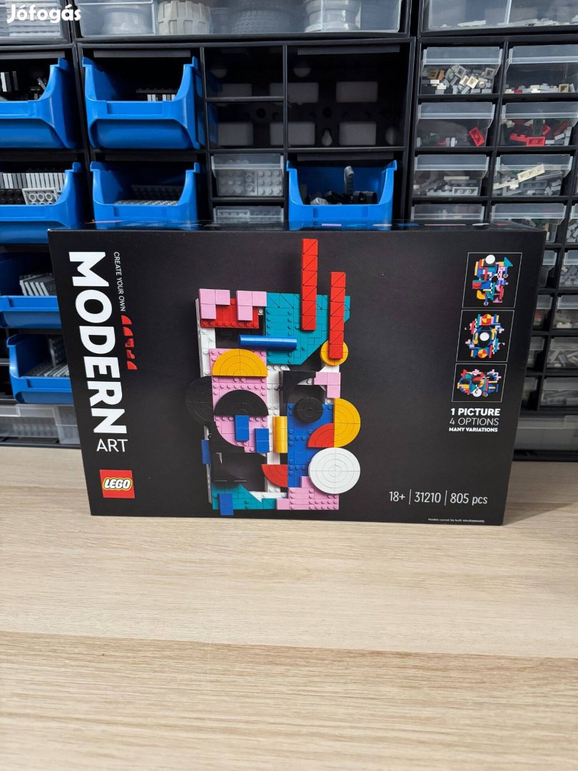 Új, Bontatlan Lego 31210 Art Modern művészet