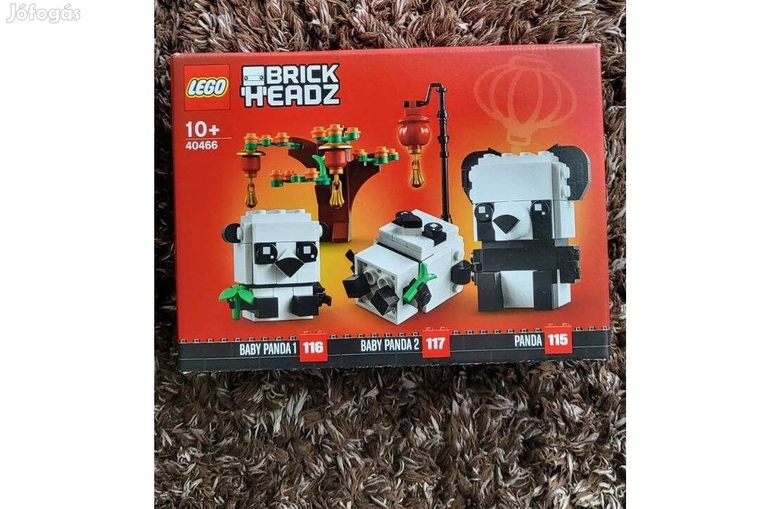 Új, Bontatlan, Hibátlan 40466 LEGO Brickheadz Pandák